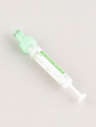 S-Monovette® mit Natrium-Heparin, für Heparin-Plasma oder Heparin-Blut, 2.6 ml, grüner Stopfen